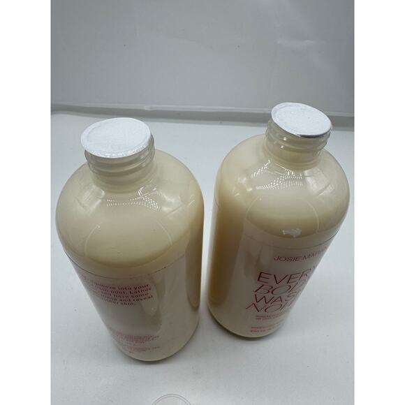 Lot of 2 Josie Maran EveryBODY moisture mousse all over cleanser peppermint bark